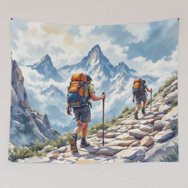 Item preview, Pilgrim of Saint James, crossing the Pyrenees designed and sold by jefboutique6150.
