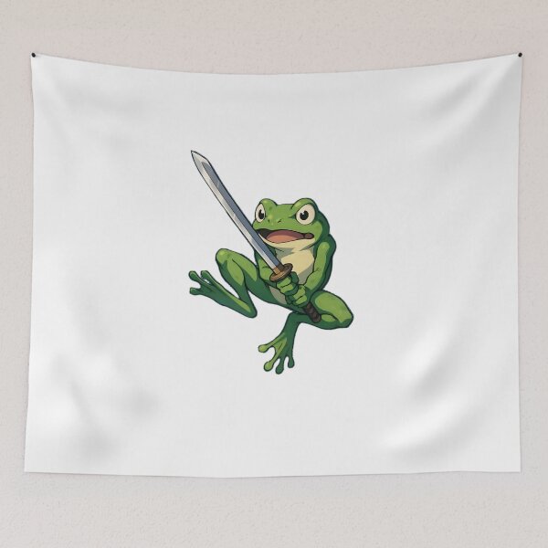 Item preview, Blades of the Swamp - The Samurai Frog designed and sold by ZeroFace691.