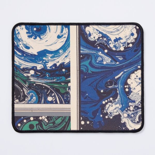 Item preview, Effortless Flow 2, fluid art wave blue and green designed and sold by JashJhaveri.