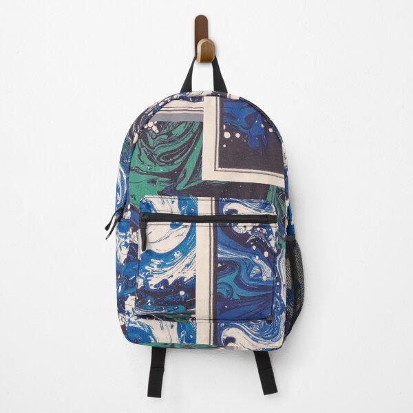 Item preview, Effortless Flow 2, fluid art wave blue and green designed and sold by JashJhaveri.