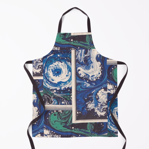 Item preview, Effortless Flow 2, fluid art wave blue and green designed and sold by JashJhaveri.