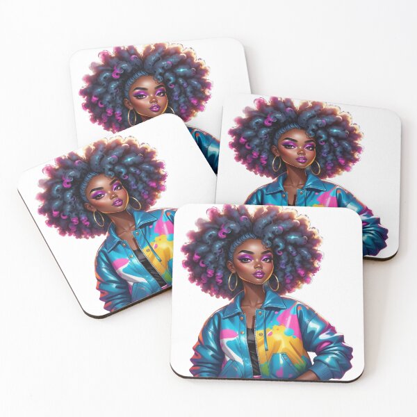 Item preview, Bold Curly Beauty – Street Style Afro Glow designed and sold by Lulunza.