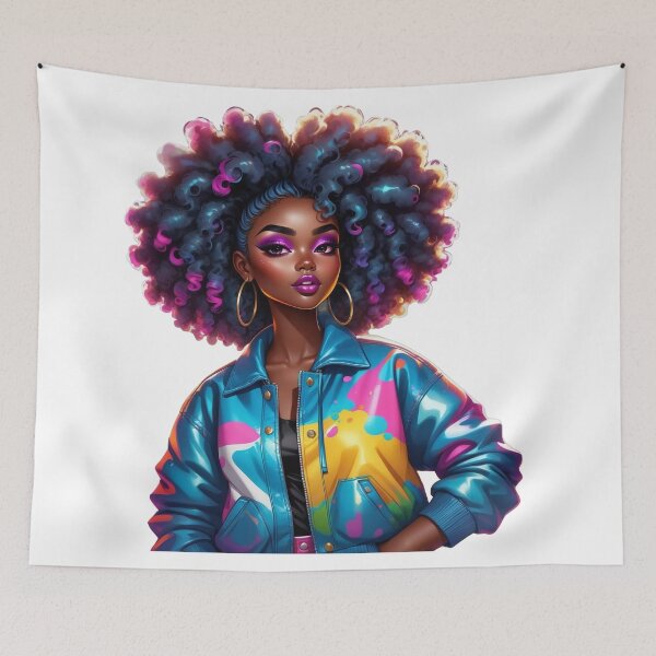 Item preview, Bold Curly Beauty – Street Style Afro Glow designed and sold by Lulunza.