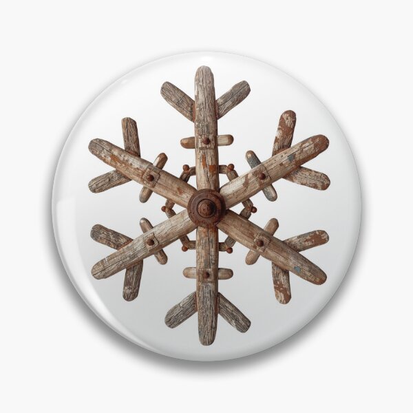 Item preview, Rustic Driftwood Snowflake Assemblage Art designed and sold by GorinART.