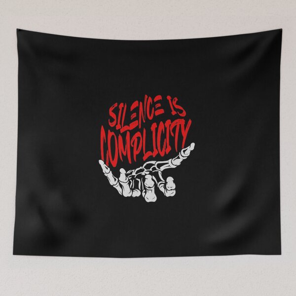 Item preview, Silence Is Complicity – Skeleton Hand designed and sold by dudelinart.