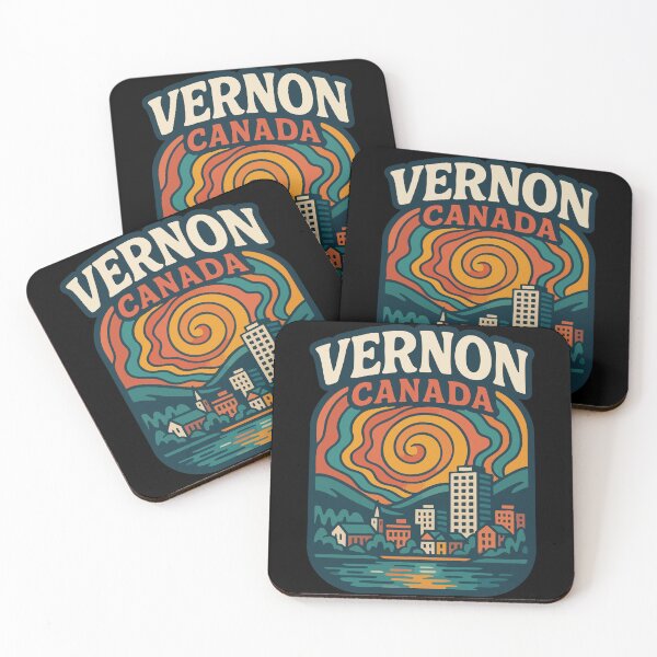 Item preview, Vernon Canada Retro Travel Trippy Art designed and sold by TomFrontierArt.