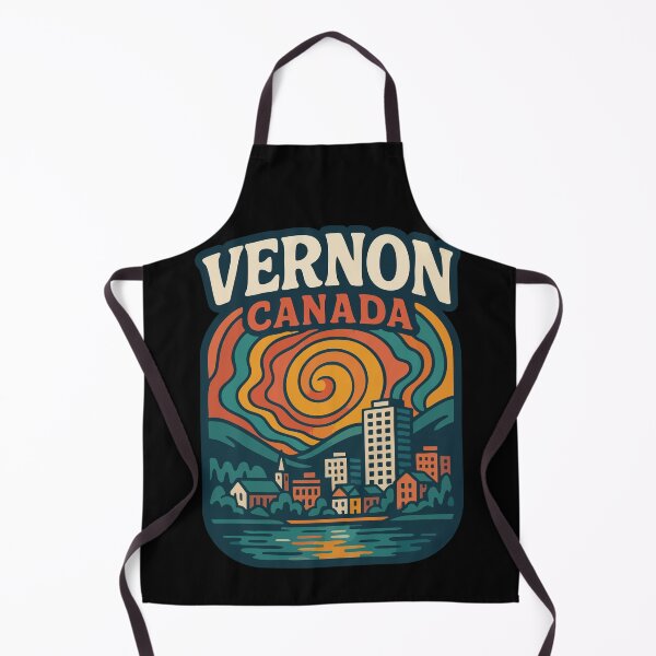 Item preview, Vernon Canada Retro Travel Trippy Art designed and sold by TomFrontierArt.