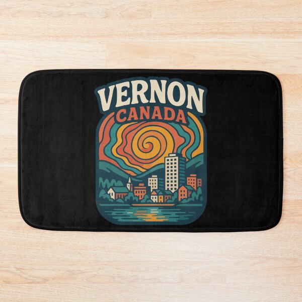 Item preview, Vernon Canada Retro Travel Trippy Art designed and sold by TomFrontierArt.