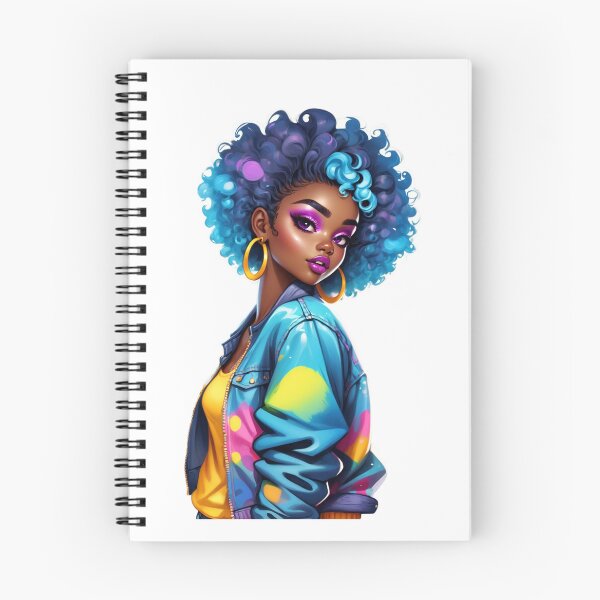 Item preview, Neon Afro Goddess – Urban Glam and Power designed and sold by Lulunza.