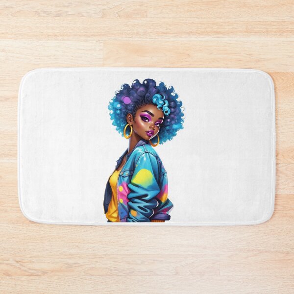 Item preview, Neon Afro Goddess – Urban Glam and Power designed and sold by Lulunza.