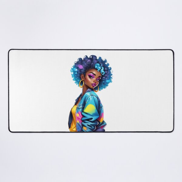 Item preview, Neon Afro Goddess – Urban Glam and Power designed and sold by Lulunza.