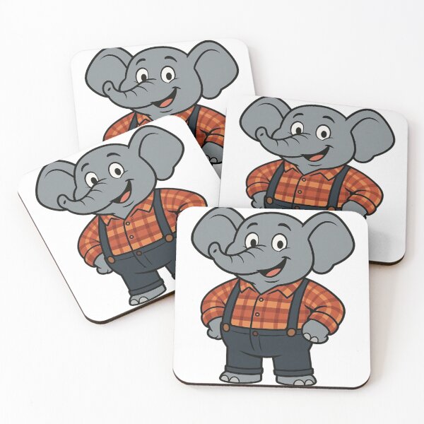 Item preview, Elephant in Suspenders – Adorable Everyday Look designed and sold by Confuzz1ed.