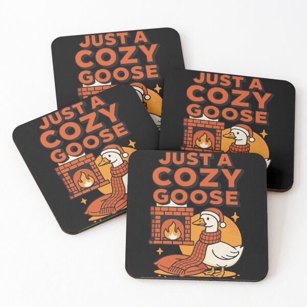 Item preview, Christmas Goose Just A Cozy Goose Holiday designed and sold by LuminOrb.