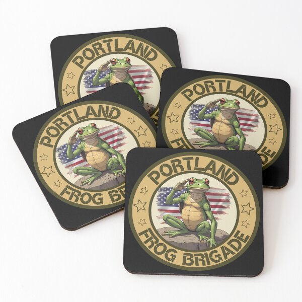 Item preview, Portland Frog Brigade – Protest Art 2025 designed and sold by PROPera-design.