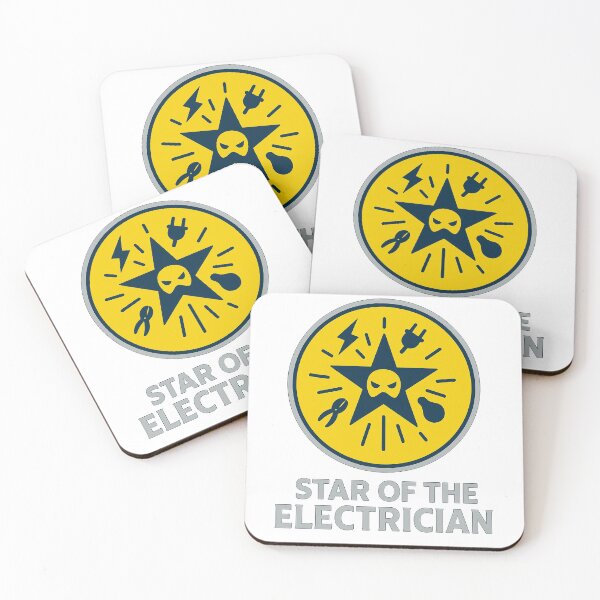 Item preview, Star of the Electrician | Everyday Hero Emblem of Energy & Precision designed and sold by EHPpl.