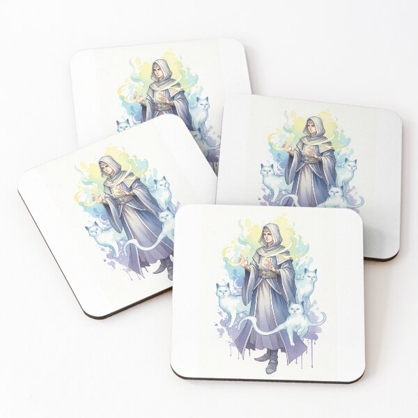 Item preview, Watercolor Nekomancer designed and sold by Tnerv.