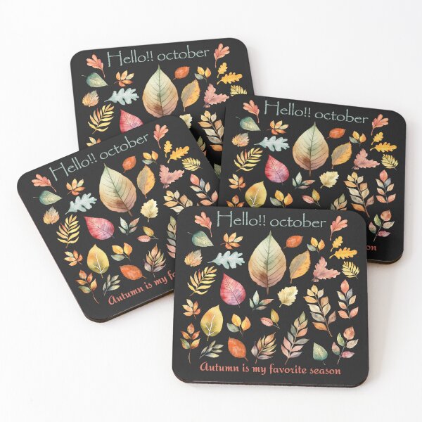 Item preview, Hello October - Autumn Leaves designed and sold by JuanaDesigns.