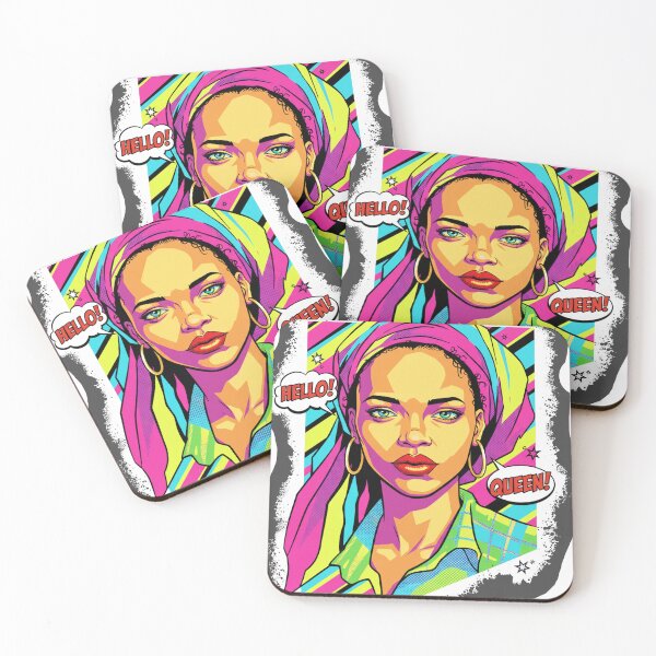 Item preview, This is a striking image done in a vibrant Pop Art style! designed and sold by ekraart.