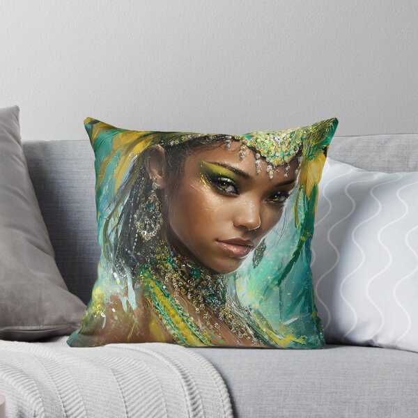 Item preview, Vibrant Carnival Queen in Feathered Elegance designed and sold by Artessie.
