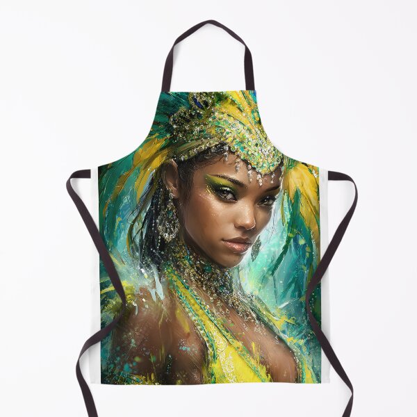 Item preview, Vibrant Carnival Queen in Feathered Elegance designed and sold by Artessie.
