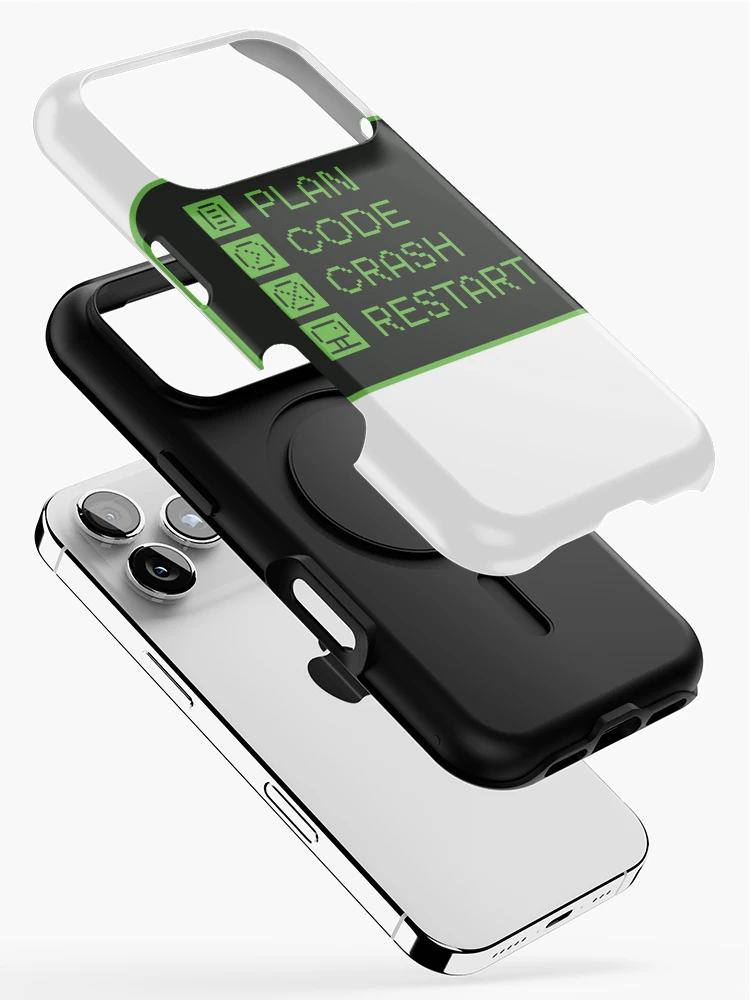 Thumbnail 2 of 4, iPhone Case, Plan, Code, Restart designed and sold by Peelya.