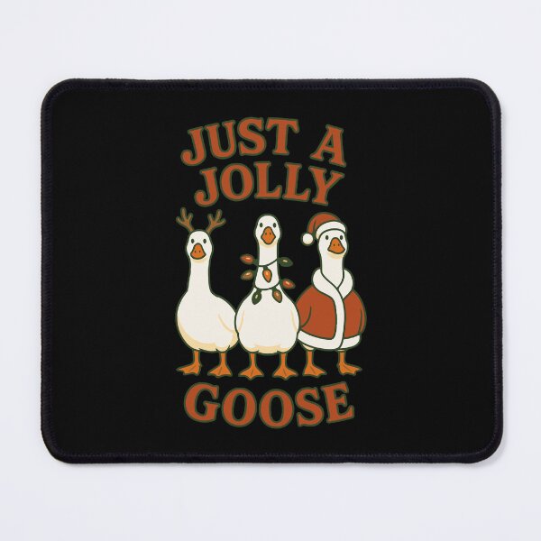 Item preview, Christmas Just A Jolly Goose funny design designed and sold by LuminOrb.
