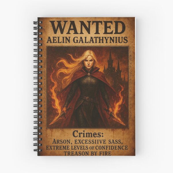 Item preview, Aelin Galathynius Wanted Poster designed and sold by UGLibrary.