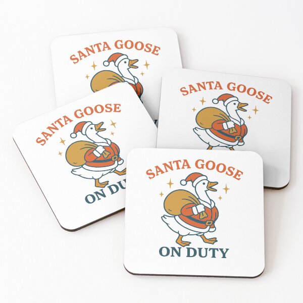 Item preview, Santa Goose On Duty Funny Christmas Design designed and sold by LuminOrb.