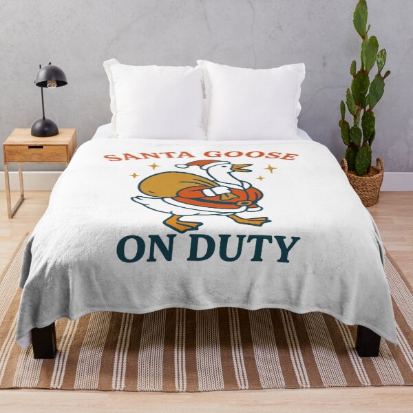 Item preview, Santa Goose On Duty Funny Christmas Design designed and sold by LuminOrb.