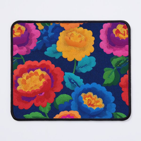 Item preview, Minimalistic Lush Embroidered Flower For Seasonal Decor designed and sold by RoyalStarsPatts.