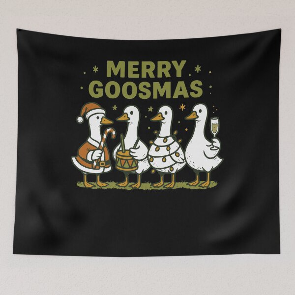 Item preview, Christmas Goose Merry Goosmas Family Funny designed and sold by LuminOrb.