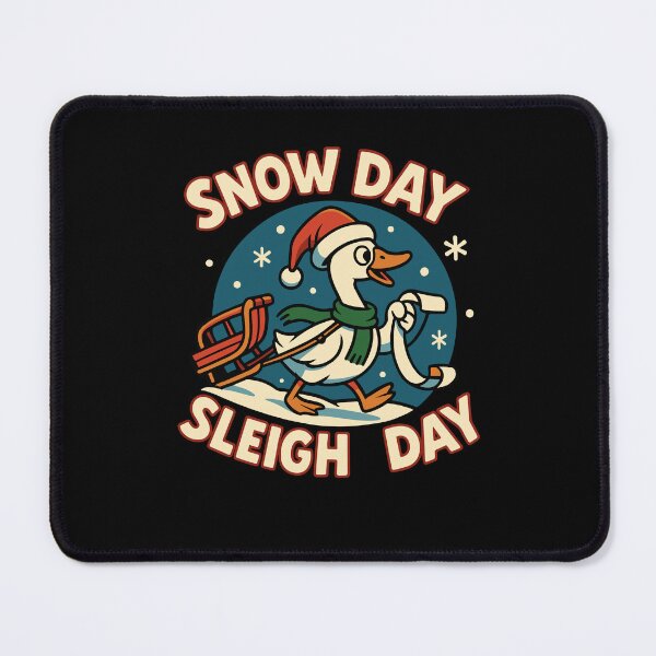Item preview, Snow Day Sleigh Day Goose Christmas Funny Santa designed and sold by LuminOrb.