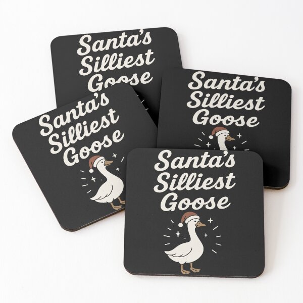 Item preview, Santa's Silliest Goose Christmas Funny Santa designed and sold by LuminOrb.