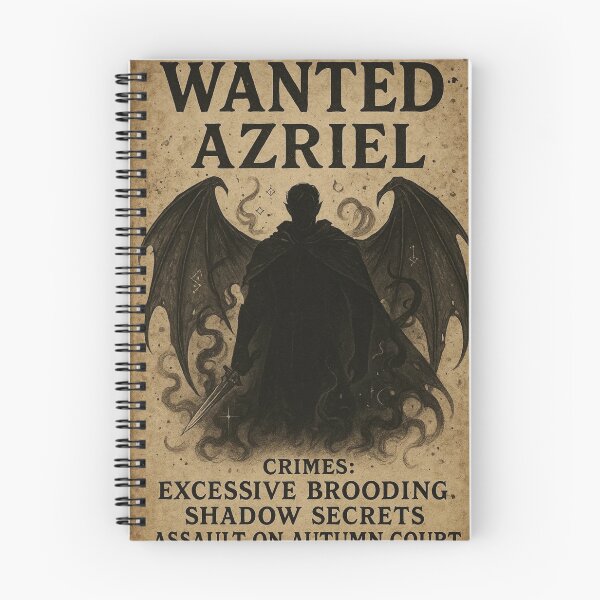 Item preview, Azriel Wanted Poster ACOTAR Inspired designed and sold by UGLibrary.