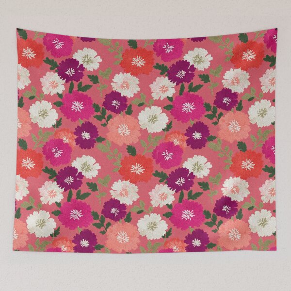 Item preview, Chic Fragrant Floral Embroidered Print For Rustic Charm designed and sold by RoyalStarsPatts.