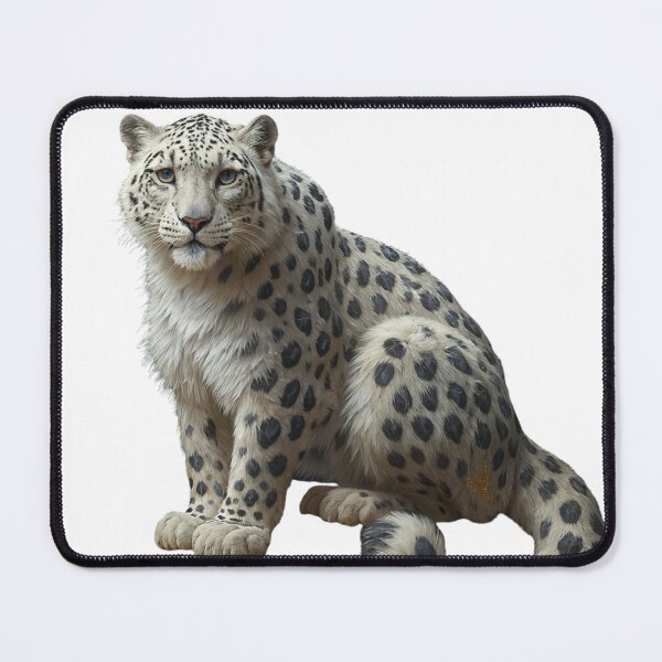 Item preview, Majestic Snow Leopard Wildlife Art Print & Apparel designed and sold by BloomingBeauty7.