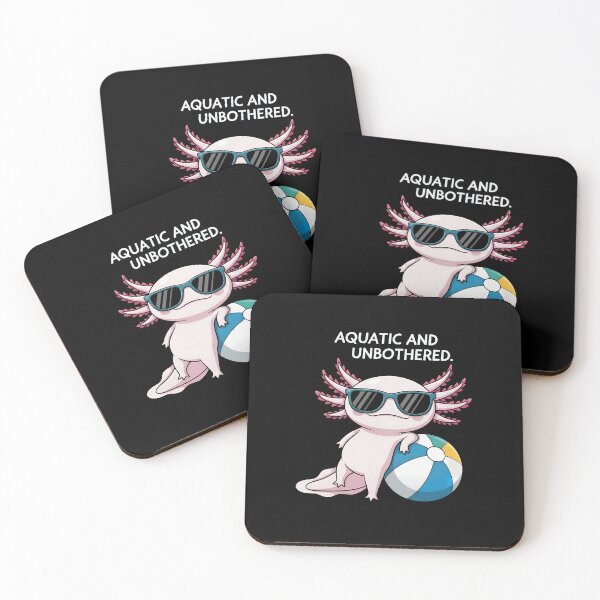 Item preview, Cool Axolotl with Beach Ball – Gift for Chill Vibes Enthusiasts designed and sold by Luminari Creations.