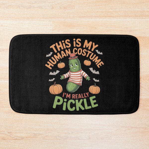 Item preview, This Is My Human Costume I’m Really Pickle Funny Halloween Gifts for Meme Lovers designed and sold by SkymarArt.