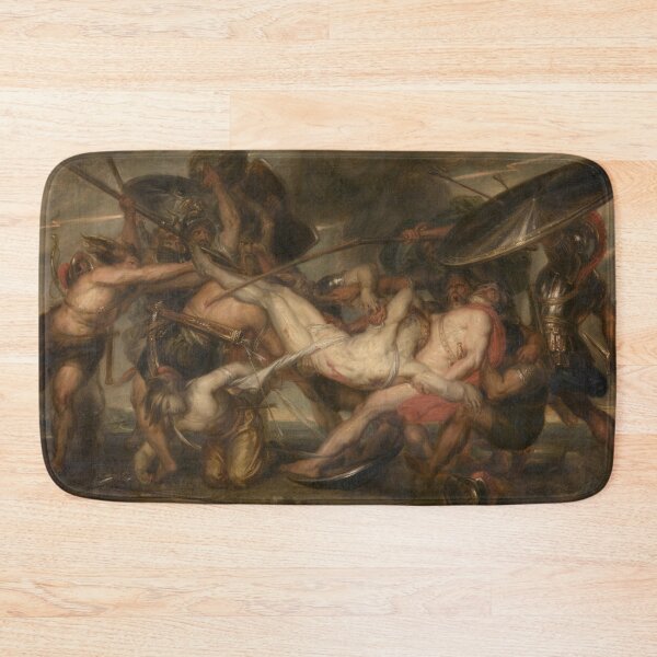 Item preview,  Battle of the Greeks and Trojans for the corpse of Patroclus - Antoine Wiertz 19th century designed and sold by Vintage Designs +.