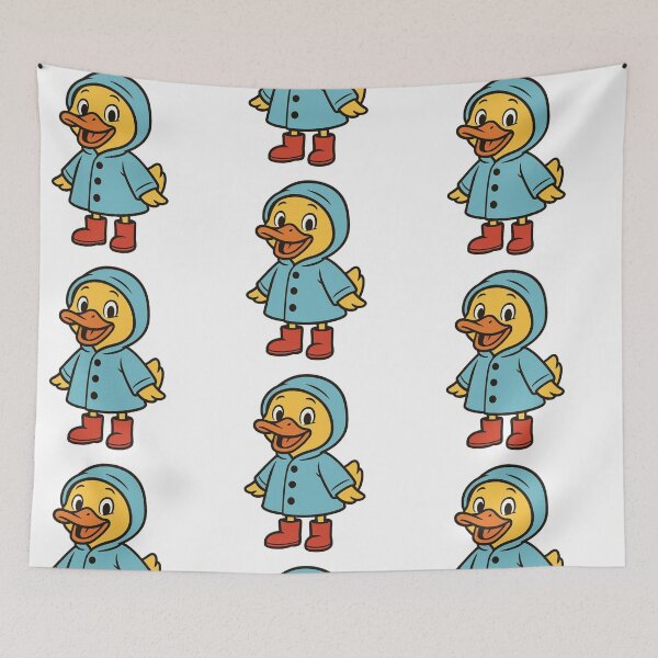 Item preview, Duck in Raincoat – Whimsical Cute Animal Design designed and sold by Confuzz1ed.
