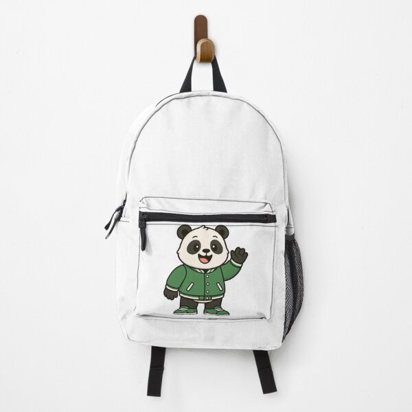 Item preview, Panda in Green Varsity Jacket – Cool Cartoon Animal designed and sold by Confuzz1ed.