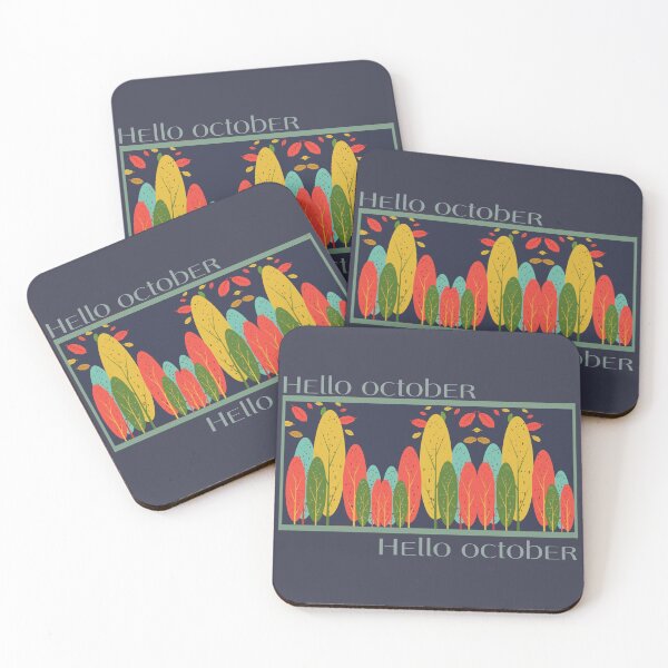 Item preview, Hello October - Colorful Forest designed and sold by JuanaDesigns.