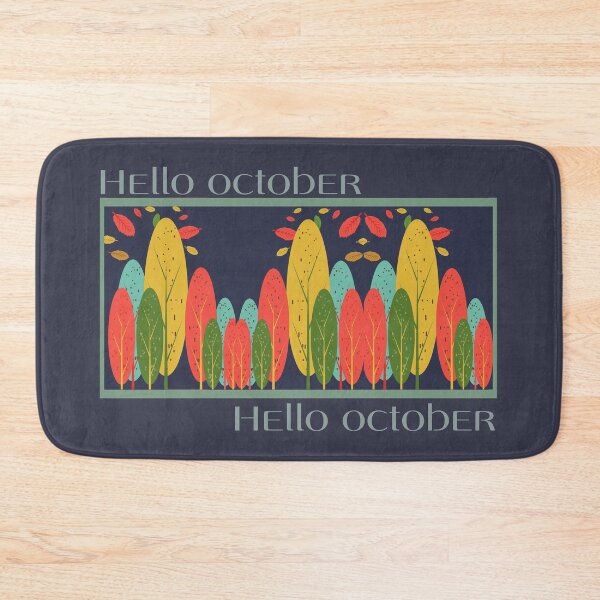 Item preview, Hello October - Colorful Forest designed and sold by JuanaDesigns.