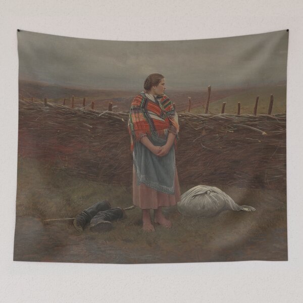 Item preview, Portrait of a Homeless woman  - Antoni Piotrowski  designed and sold by Vintage Designs +.