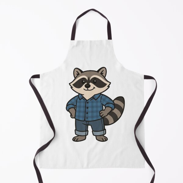 Item preview, Raccoon in Blue Flannel – Everyday Cute Animal Design designed and sold by Confuzz1ed.