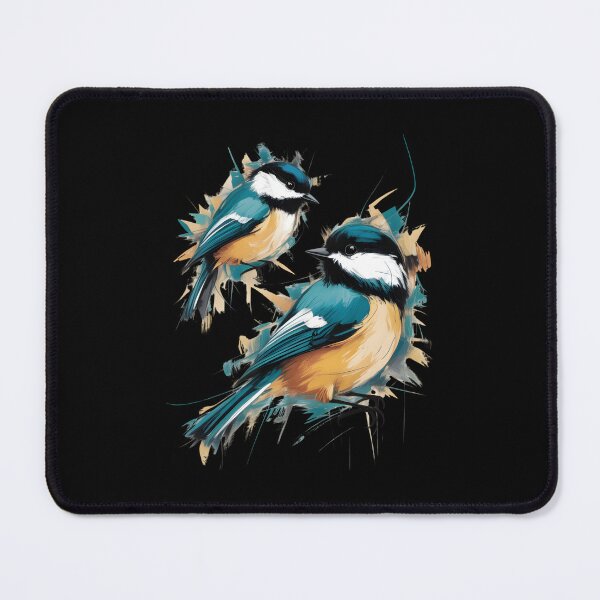 Item preview, chickadee Birds Illustration – Elegant Nature Art for Bird Lovers designed and sold by CalmDownZone ⭐️⭐️⭐️⭐️⭐️.