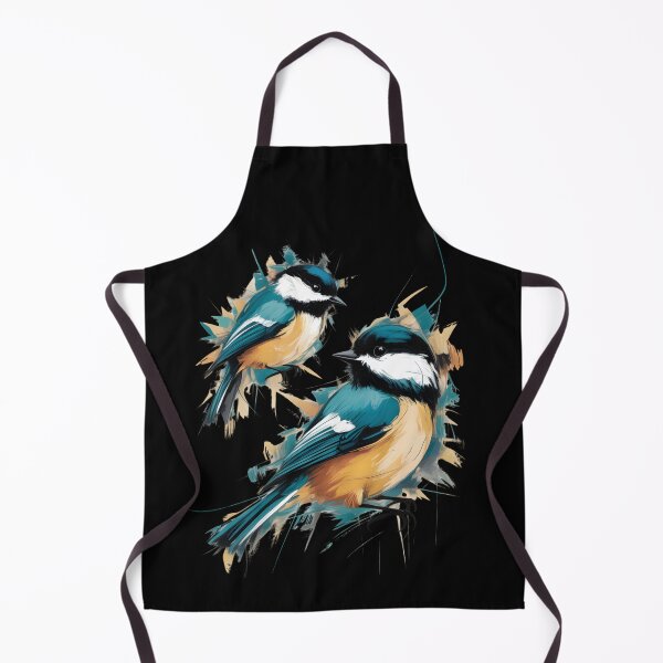 Item preview, chickadee Birds Illustration – Elegant Nature Art for Bird Lovers designed and sold by CalmDownZone ⭐️⭐️⭐️⭐️⭐️.