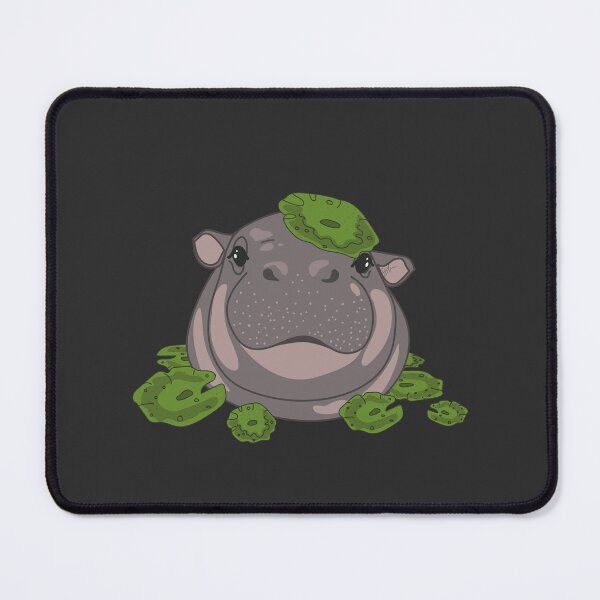 Item preview, Happy Water Lily Hippo designed and sold by SKETCHYANDGRAPHIC.