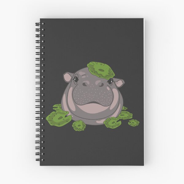 Item preview, Happy Water Lily Hippo designed and sold by SKETCHYANDGRAPHIC.