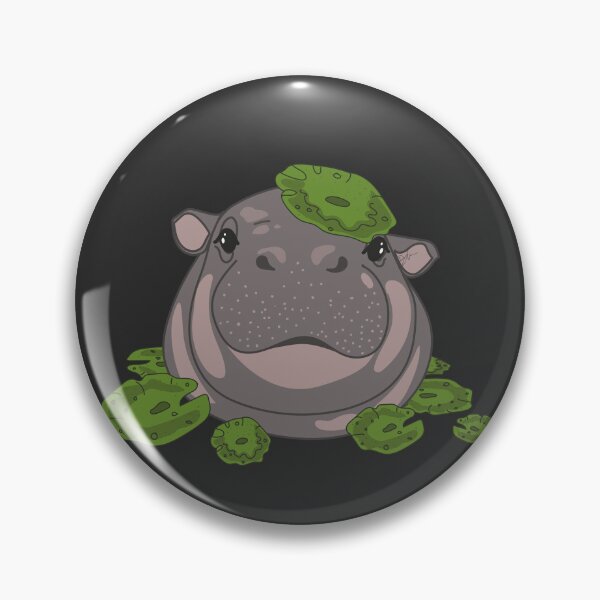 Item preview, Happy Water Lily Hippo designed and sold by SKETCHYANDGRAPHIC.